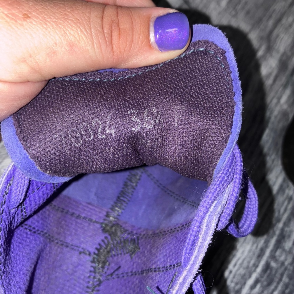 SCARPA Rock Climbing Lace Up Sued Purple Black Women Size EU 36 1/2 - Picture 10 of 13